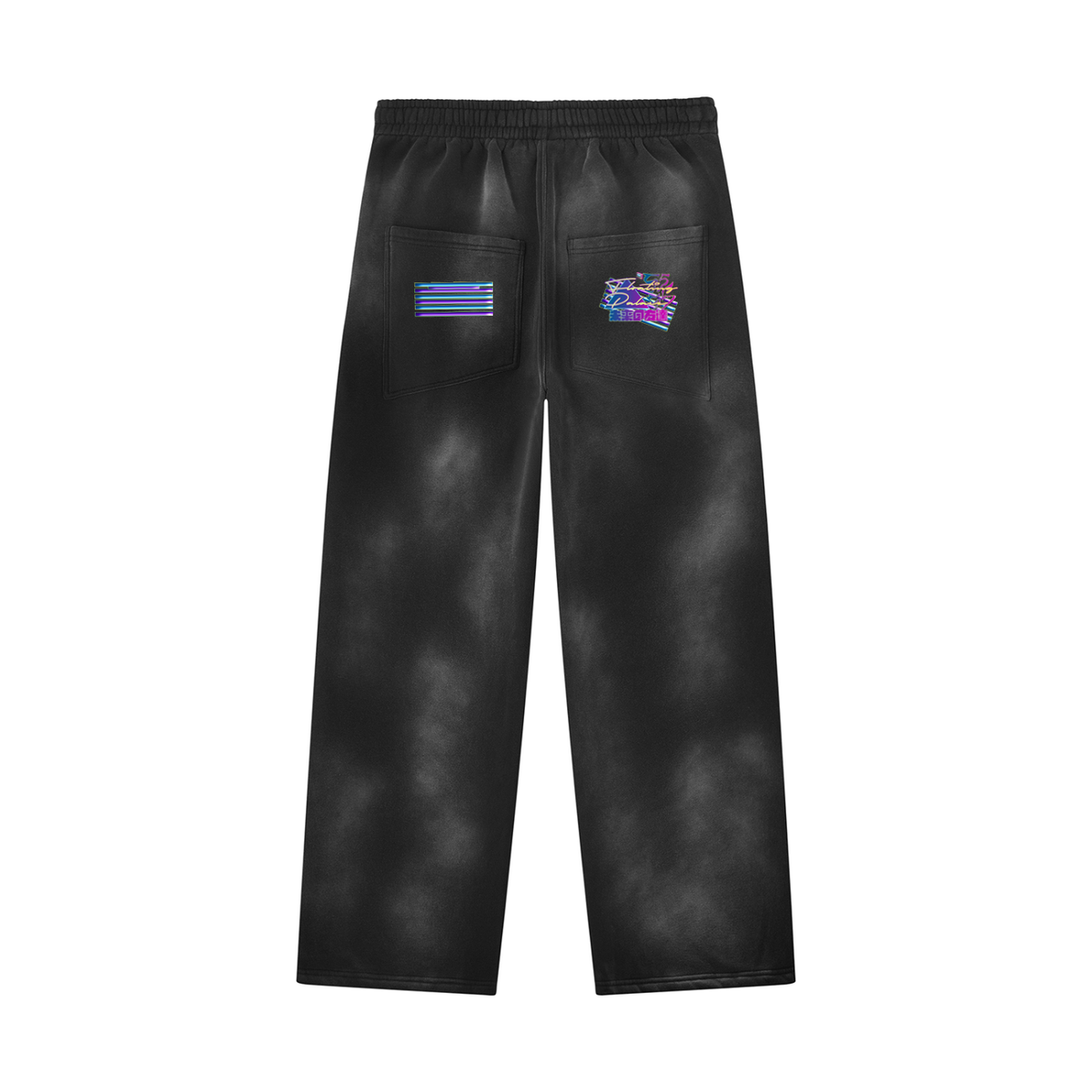 Paradise (Unisex Sunfade Wide Leg Fleece Sweatpants)