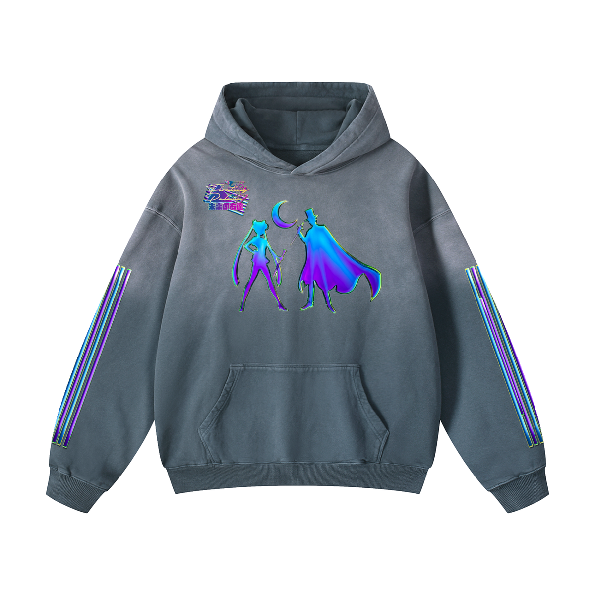 Floating Palace (Heavyweight Sunfade Oversized Hoodie)
