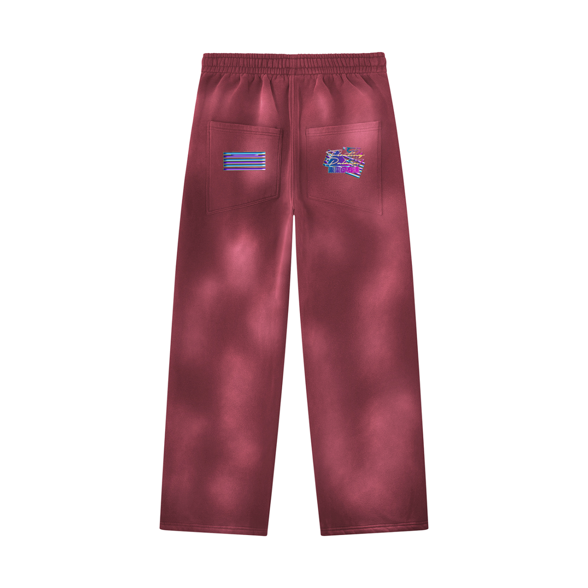 Paradise (Unisex Sunfade Wide Leg Fleece Sweatpants)