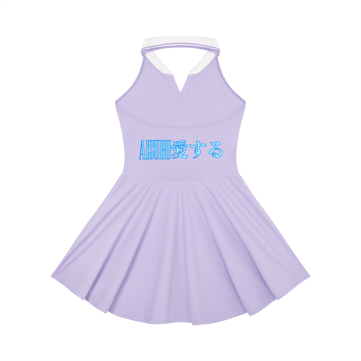 AISURU (Women's Collared Halter A-Line Tennis Dress)