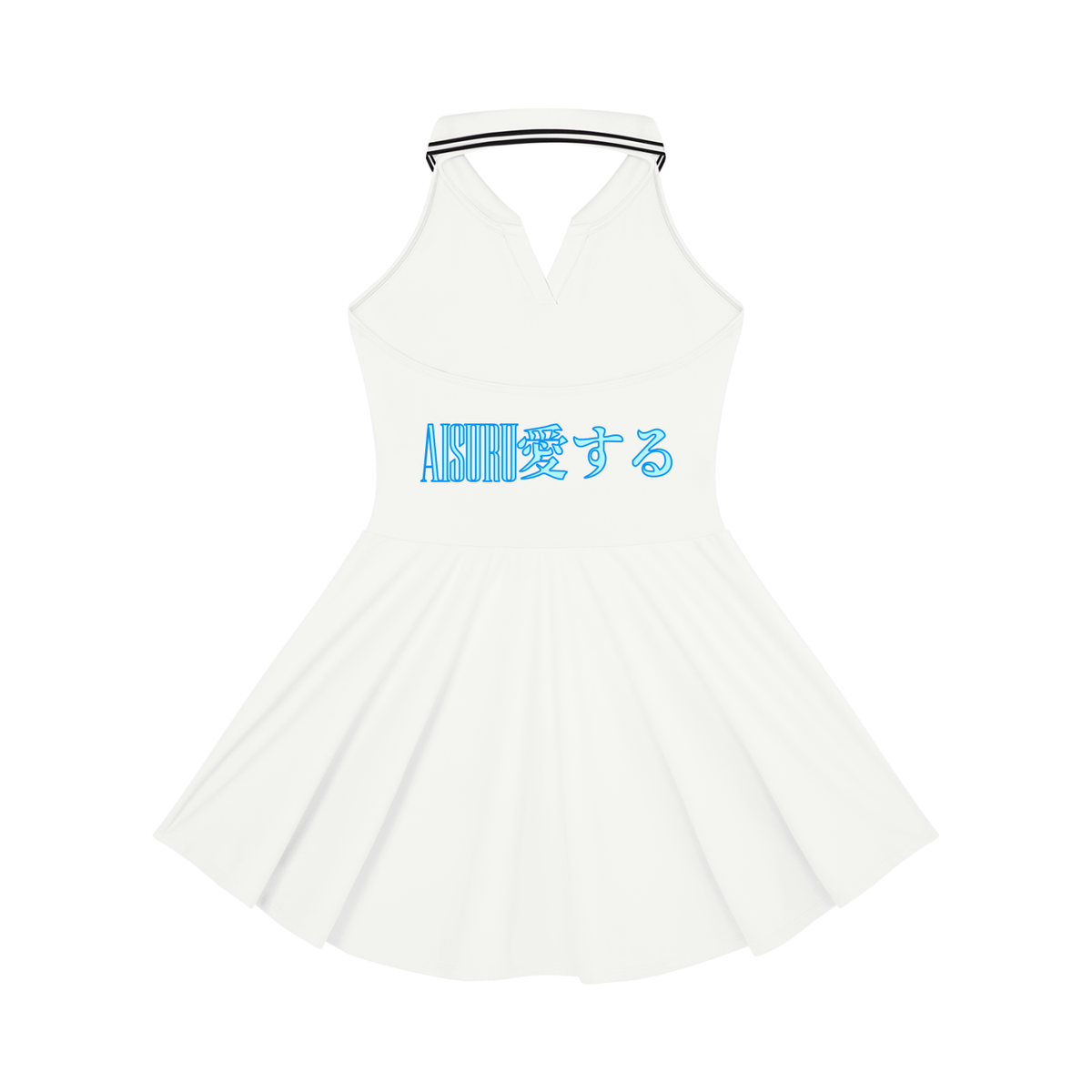 AISURU (Women's Collared Halter A-Line Tennis Dress)