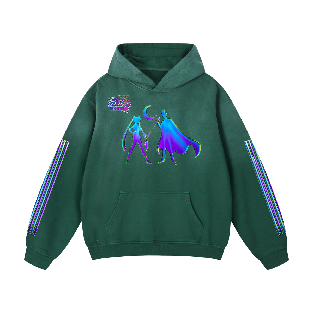 Floating Palace (Heavyweight Sunfade Oversized Hoodie)