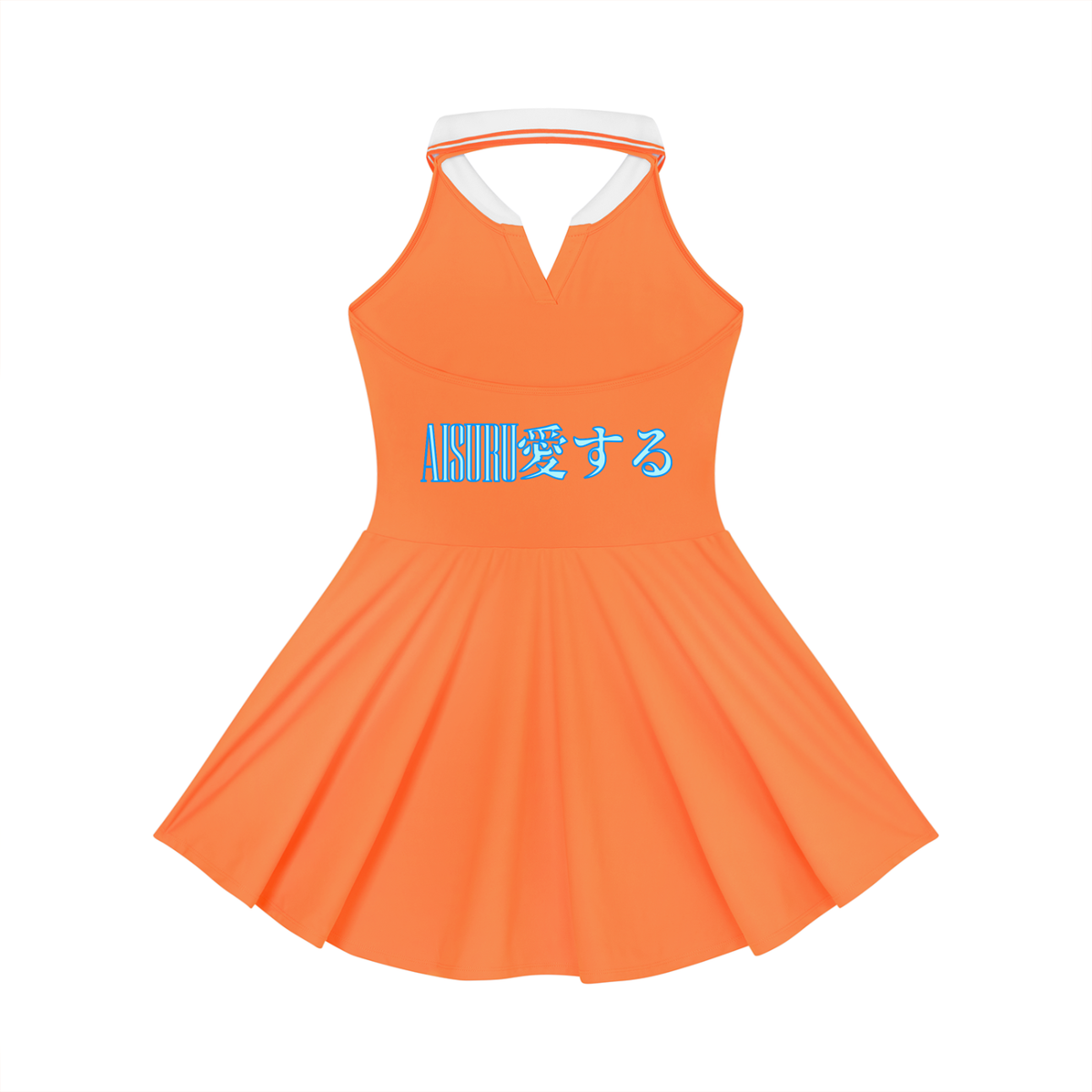 AISURU (Women's Collared Halter A-Line Tennis Dress)