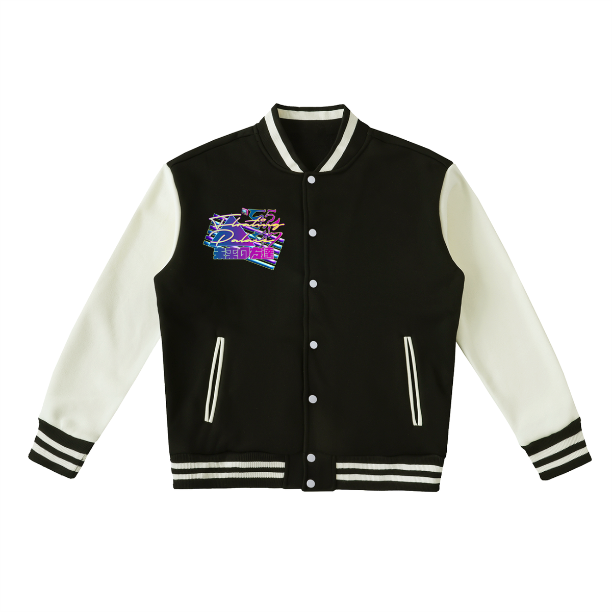Floating Palace (Two-Tone Fleeced Varsity Jacket)