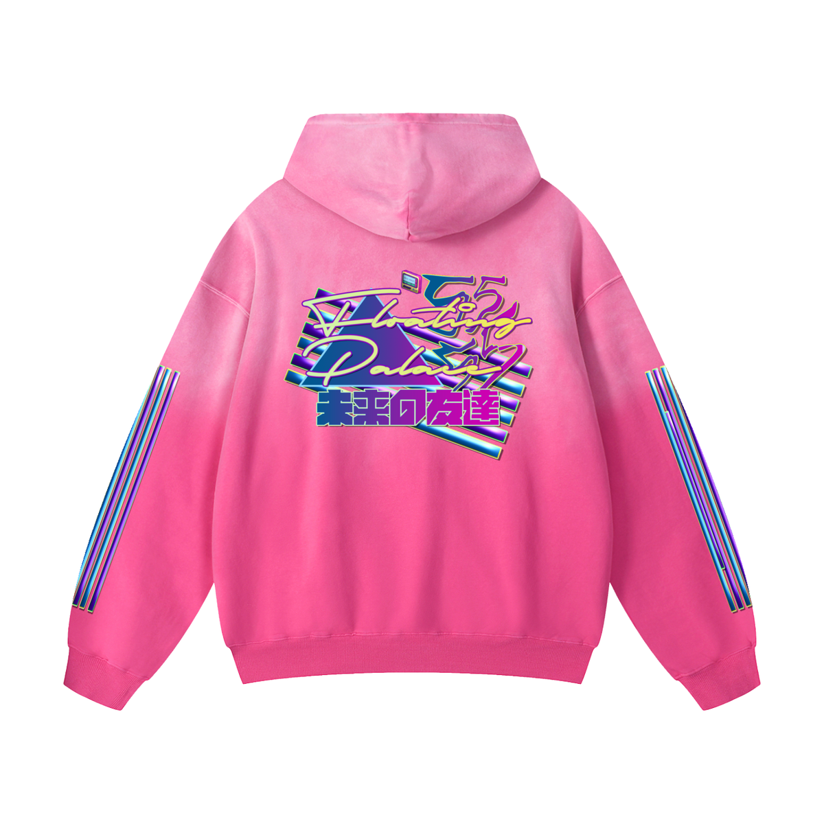 Floating Palace (Heavyweight Sunfade Oversized Hoodie)