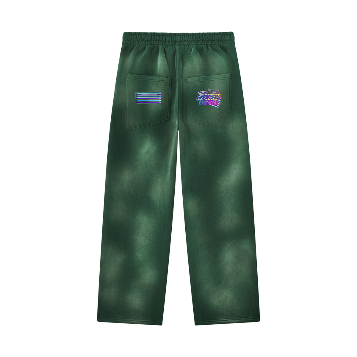 Paradise (Unisex Sunfade Wide Leg Fleece Sweatpants)