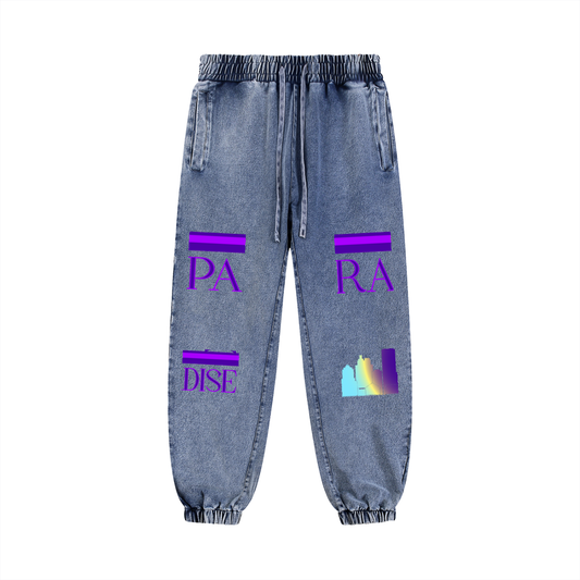 Paradise (Snow Wash Jogged Sweatpants)