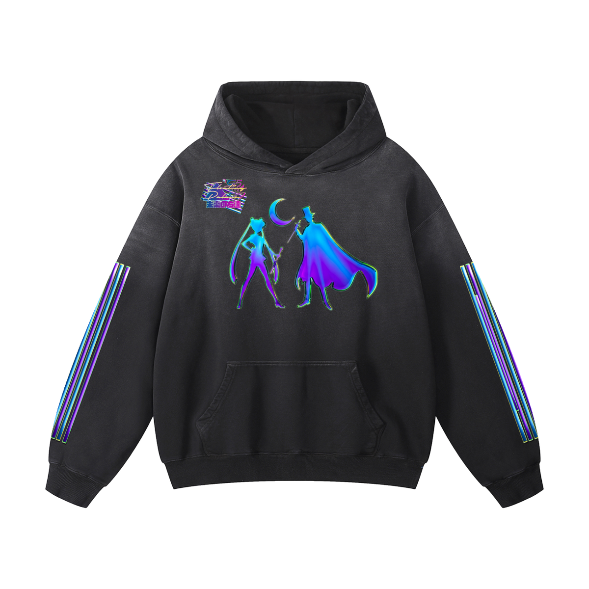 Floating Palace (Heavyweight Sunfade Oversized Hoodie)