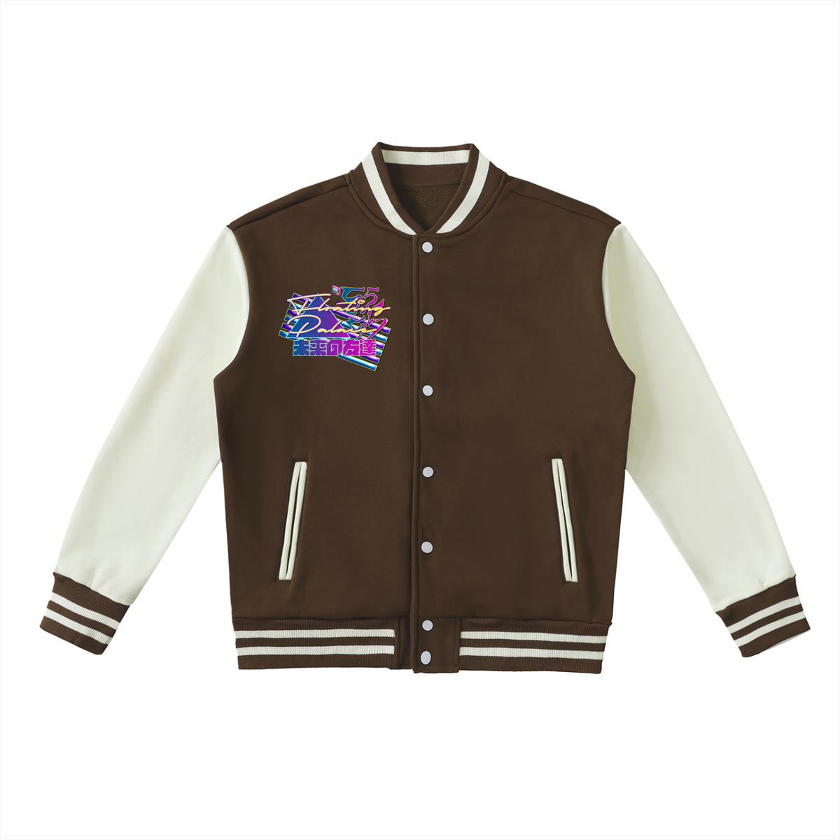 Floating Palace (Two-Tone Fleeced Varsity Jacket)