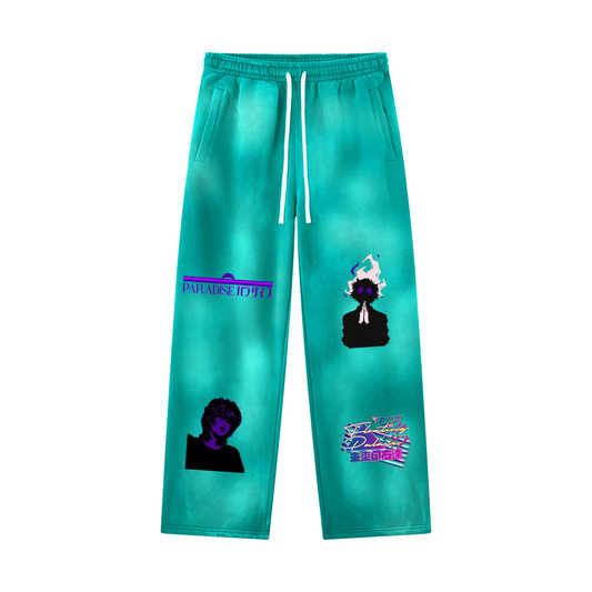 Paradise (Unisex Sunfade Wide Leg Fleece Sweatpants)